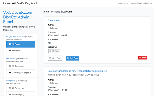 All previous blog posts
